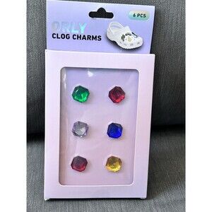 Croc clog charms Jewels set of 6 for Croc type shoes